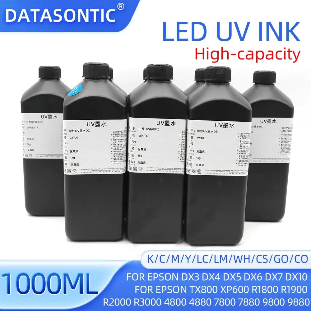 UV  Ϳ LED UV ũ,  1390 L800 L1800 L805 R1800 R1900 Ʈ , DX4 DX5 DX6 DX7 DX10 TX800 XP600, 1000ml